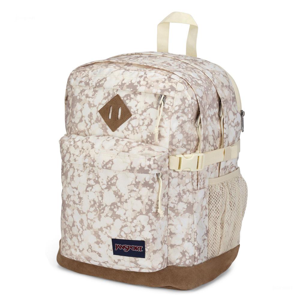 Sac à Dos Scolaire JanSport SUEDE CAMPUS Beige | GNV-11107181